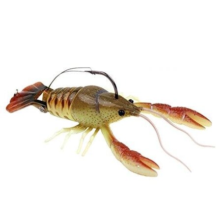 River2Sea Dahlberg Clackin' Crayfish 90, Olive, 34 Oz 2 34In, Bn 2X Strong 30, Sinking CLC90/02